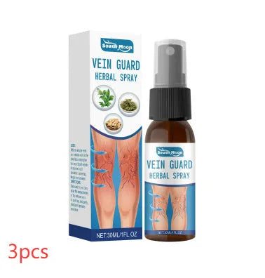 30ml bottle of Herbal Body Care Spray with spray nozzle, listing ingredients Menthol and Gardenia Fruit.
