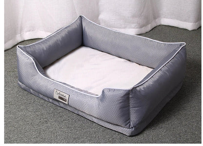 Removable dark grey dog bed with non-stick kennel base in four sizes for dogs 10-90kg