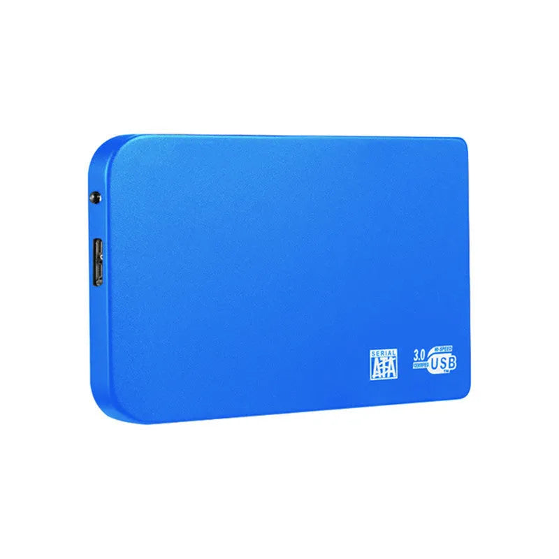 USB 3.0 solid state mobile hard disk with metal shell in black, blue, red, or silver colour