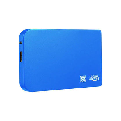 USB 3.0 solid state mobile hard disk with metal shell in black, blue, red, or silver colour