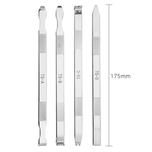 Mobile phone repair fixture with adjustable grip, silicone padding, and 360-degree rotation for rear cover removal