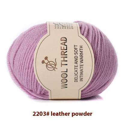 Hand-woven scarf sweater thread roll in domestic wool yarn for baby knitting projects with 10-needle compatibility