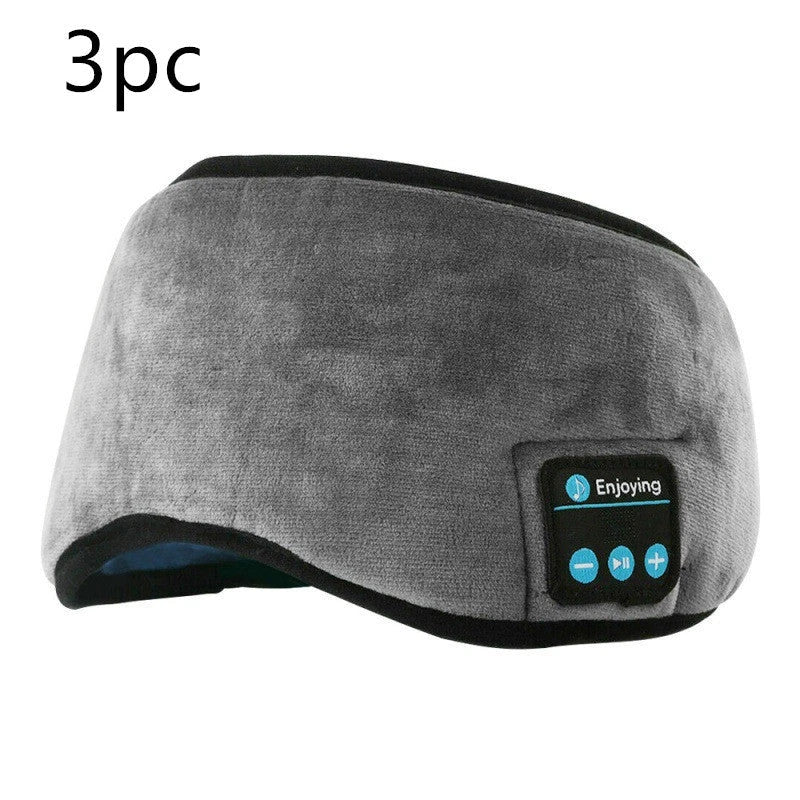 Wireless Bluetooth 5.0 Sleep Headphones with Plush Sleep Mask and Music Player