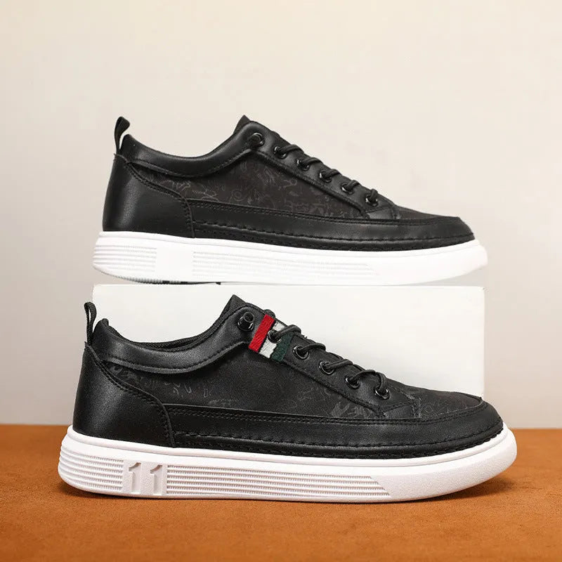 Men's casual sneakers canvas high-top bandage dress style with PVC sole available in black grey green sizes EU 39 to 48 breathable and durable for versatile wear