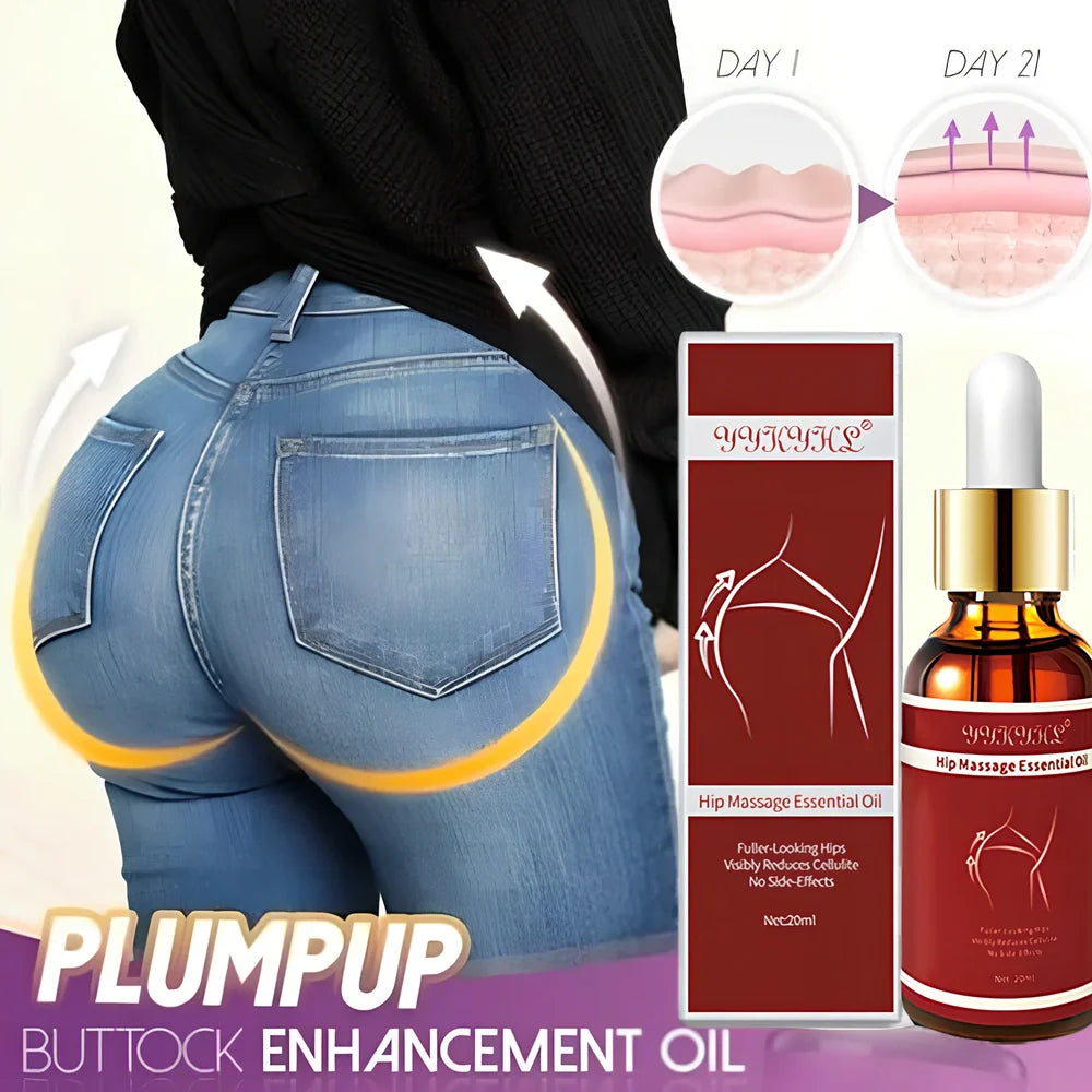 20ml sculpting butt lifting cream massage oil bottle with grapeseed oil for moisturising