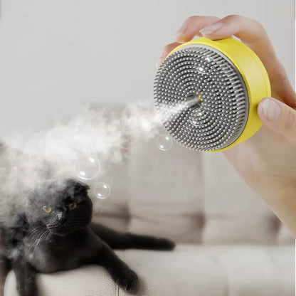 Electric pet spray comb with massage function for dogs and cats