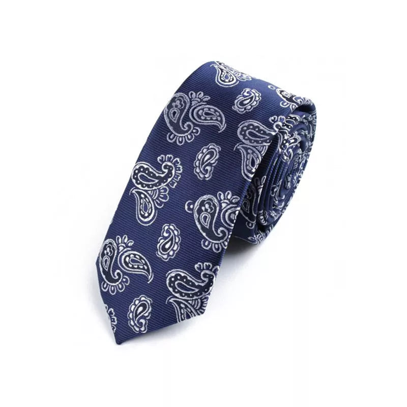 Korean style men's bow tie with paisley pattern, perfect for business or casual wear