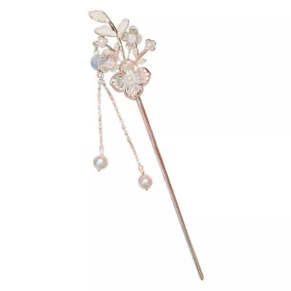 Lily of the Valley Flower Step Hairpin in alloy with electroplating