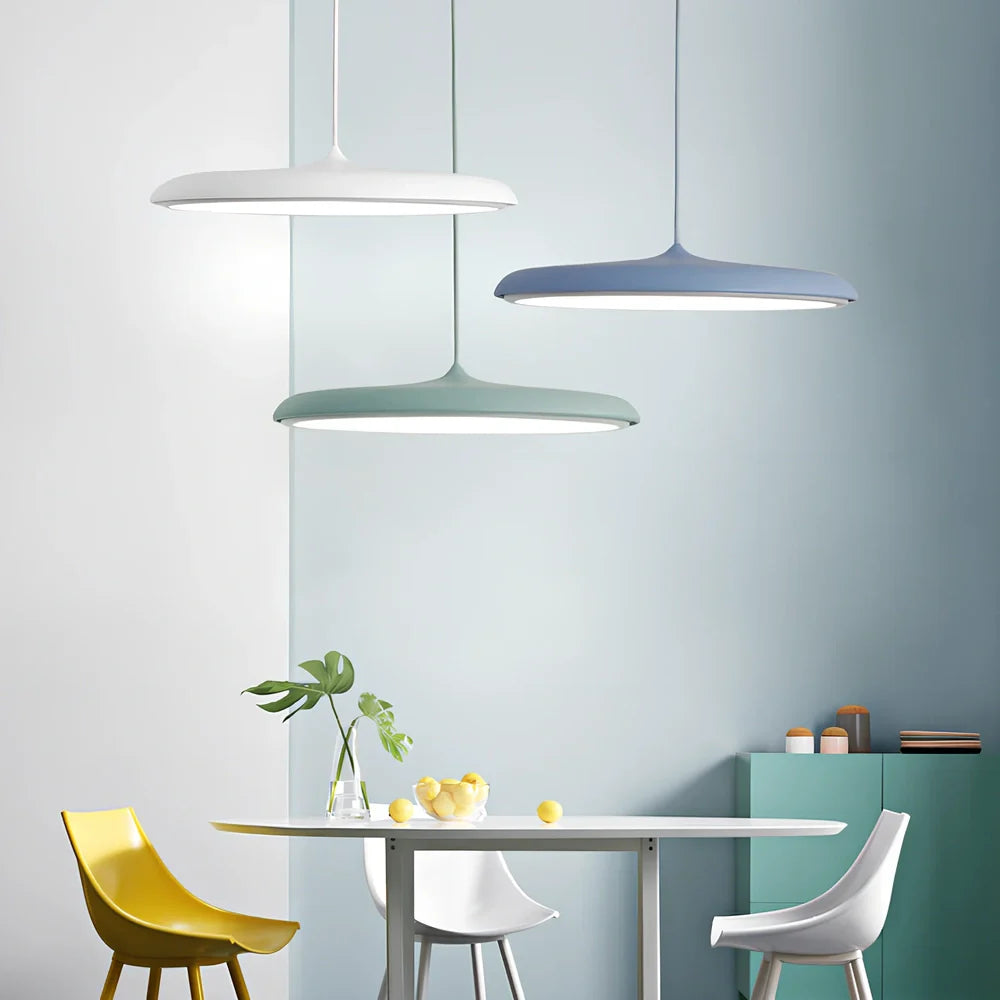 Nordic modern iron LED chandelier with fish-shaped design and adjustable 1.2m height