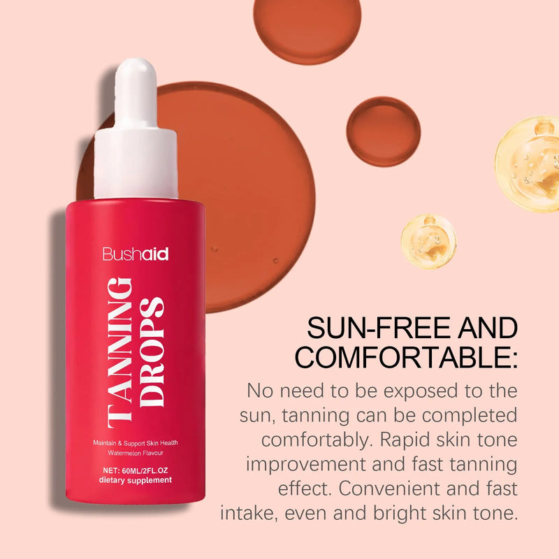 Black Drops Entrance herbal beauty formula natural skincare treatment sun-free face serum with mint extract watermelon extract gluconolactone and vitamin B1 in 60ml glass dropper bottle for complexion care