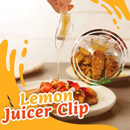 Transparent acrylic bird-shaped manual lemon juicer for squeezing lemon slices