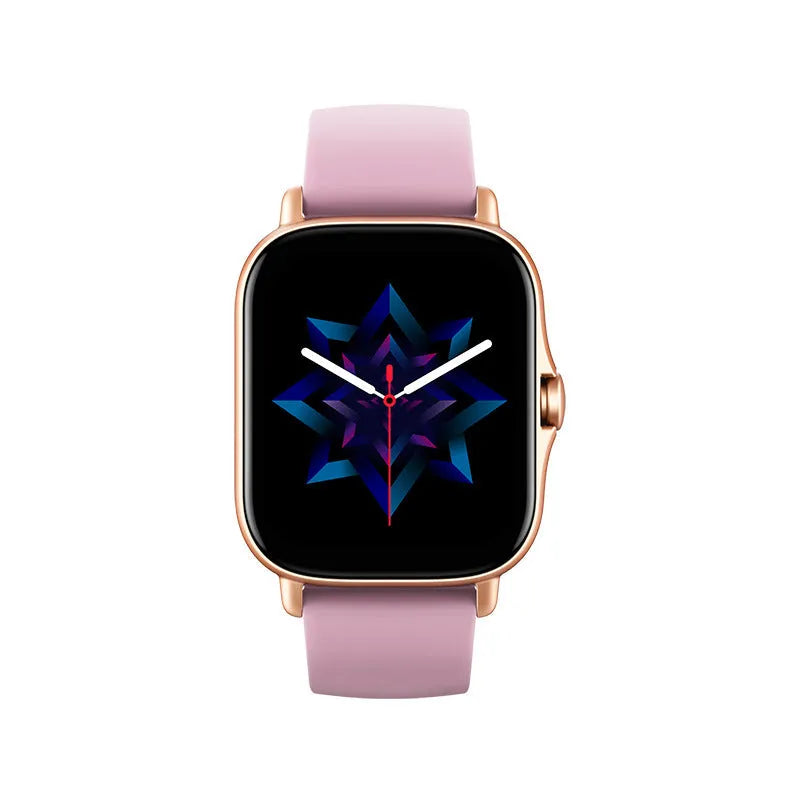 GT20 smartwatch with alloy case and silicone strap showing health metrics on touch screen.