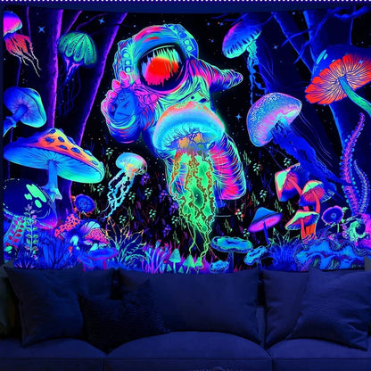 Purple polyester wall tapestry with brushed texture in rectangular shape showing colour variations LS-HXD-558 to LS-HXD-565