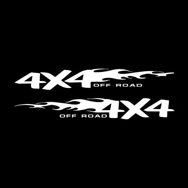 Fire Totem striped design reflective car body sticker on black background showing colour options.
