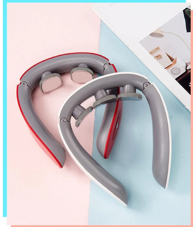 USB Charging Neck Massager with adjustable settings for personalized pain relief