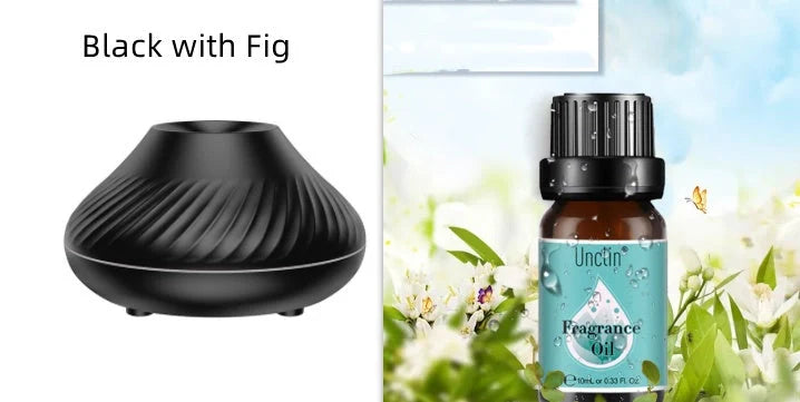 Volcanic Flame Aroma Diffuser with LED light and flame effect