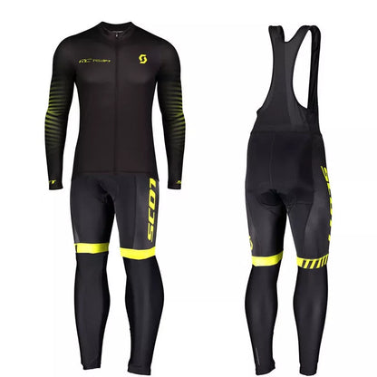 Men's breathable short-sleeve bib cycling jersey for summer road biking in various colors