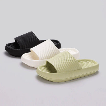 Comfy slip-on sandals with stylish rhombus pattern design, available in various colors and sizes