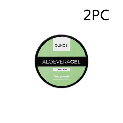 Tanning cream and aloe vera gel set for natural bronzing with after sun repair
