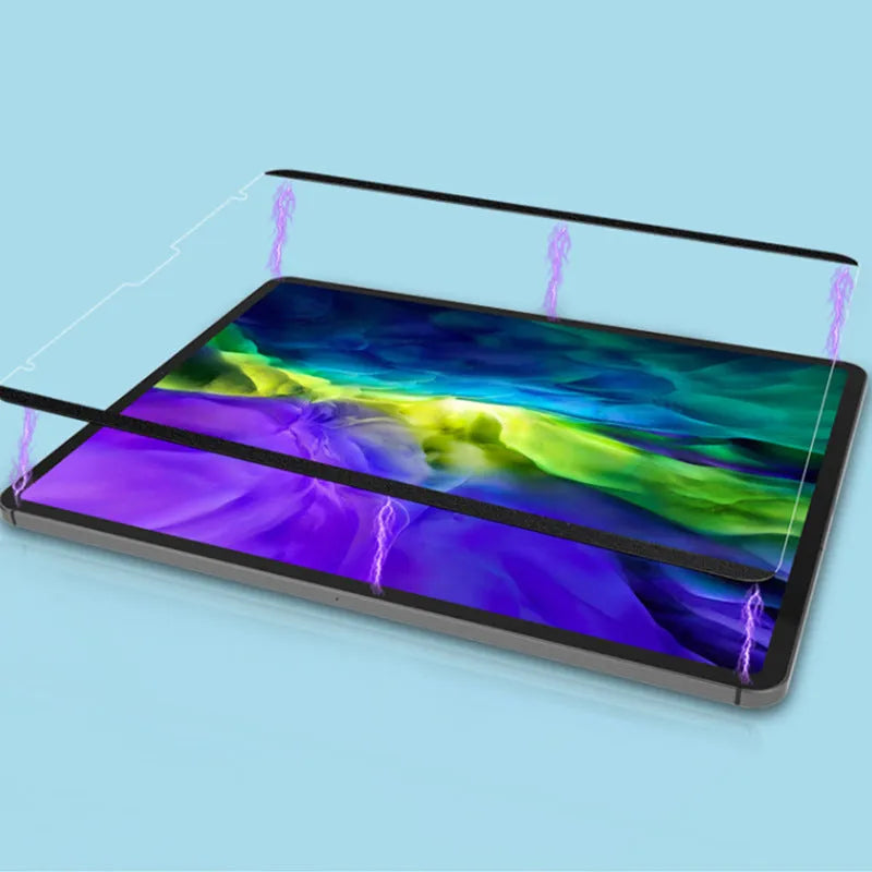 Magnetic detachable writing film for iPad with 11-inch drawing surface and application tools