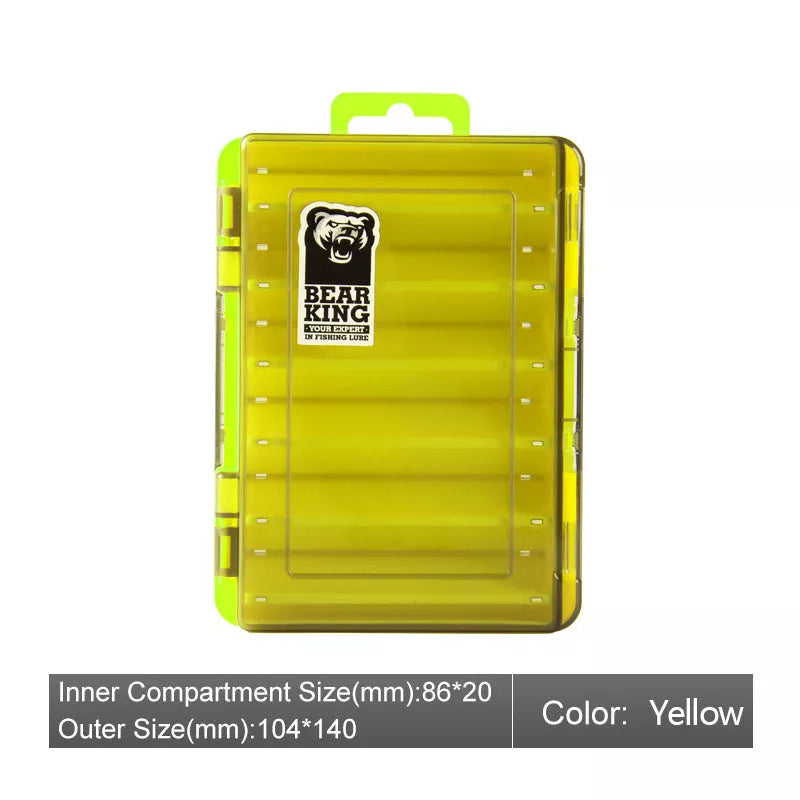 Luya Fishing Lure Double-sided Micro-object Box in various colors for organized lure storage