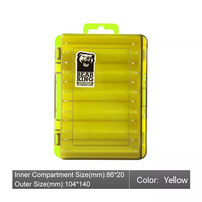 Luya Fishing Lure Double-sided Micro-object Box in various colors for organized lure storage