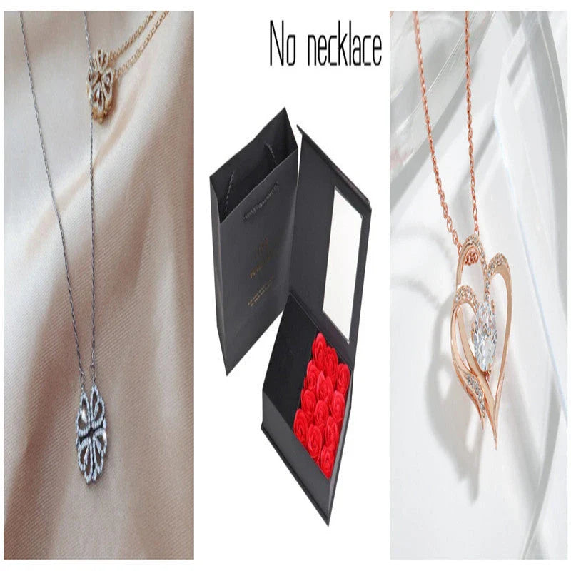 Elegant four-leaf clover necklace with magnetic and detachable design for versatile styling