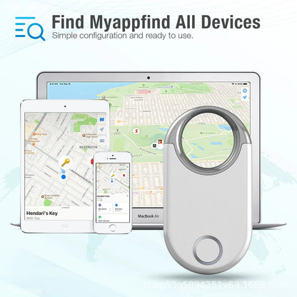 Black and white GPS anti-loss tracking device with USB interface for pets and children
