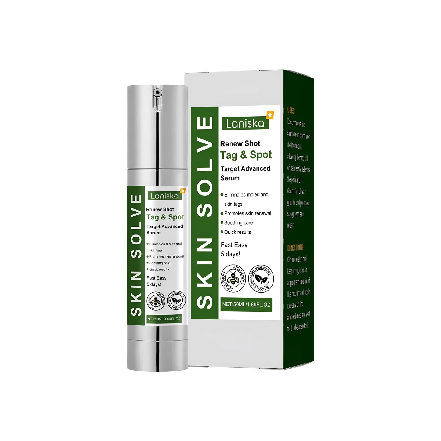 50g tube of skin repair cream with botanical ingredients including mint leaves and tea tree oil