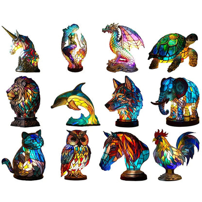 2024 3D Colored Animal Light Desk Lamp in various animal designs
