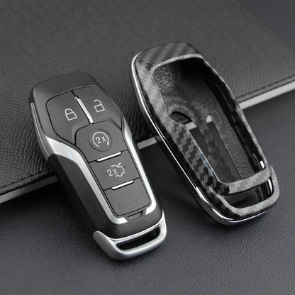 Plastic remote control protective shell for car keys in two colour options.