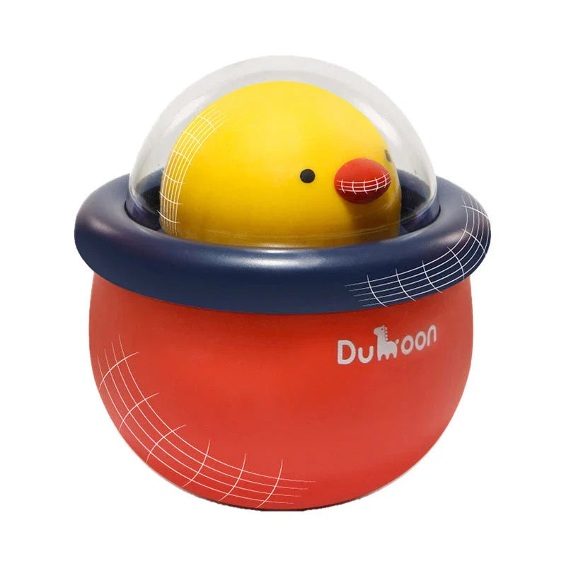 Tumbling Chicken Rattle with Soothing Bells - Vibrant Colors, Smooth Design, and Engaging Features for Infant Development