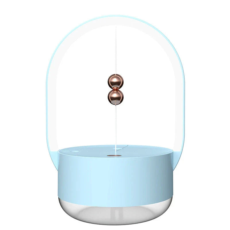 Compact Ultrasonic Humidifier with Mood Lighting - Portable Mist Dispersal and Ambient Glow for Home, Office, and Travel