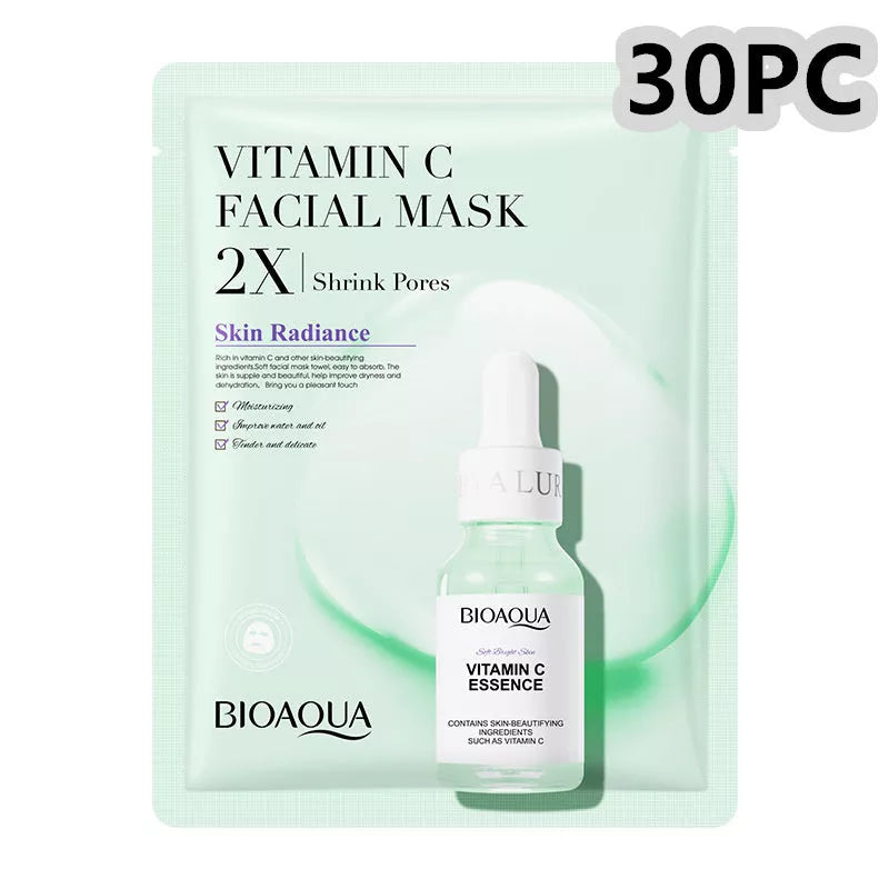Collagen Face Mask with Hyaluronic Acid for deep skin hydration and firming
