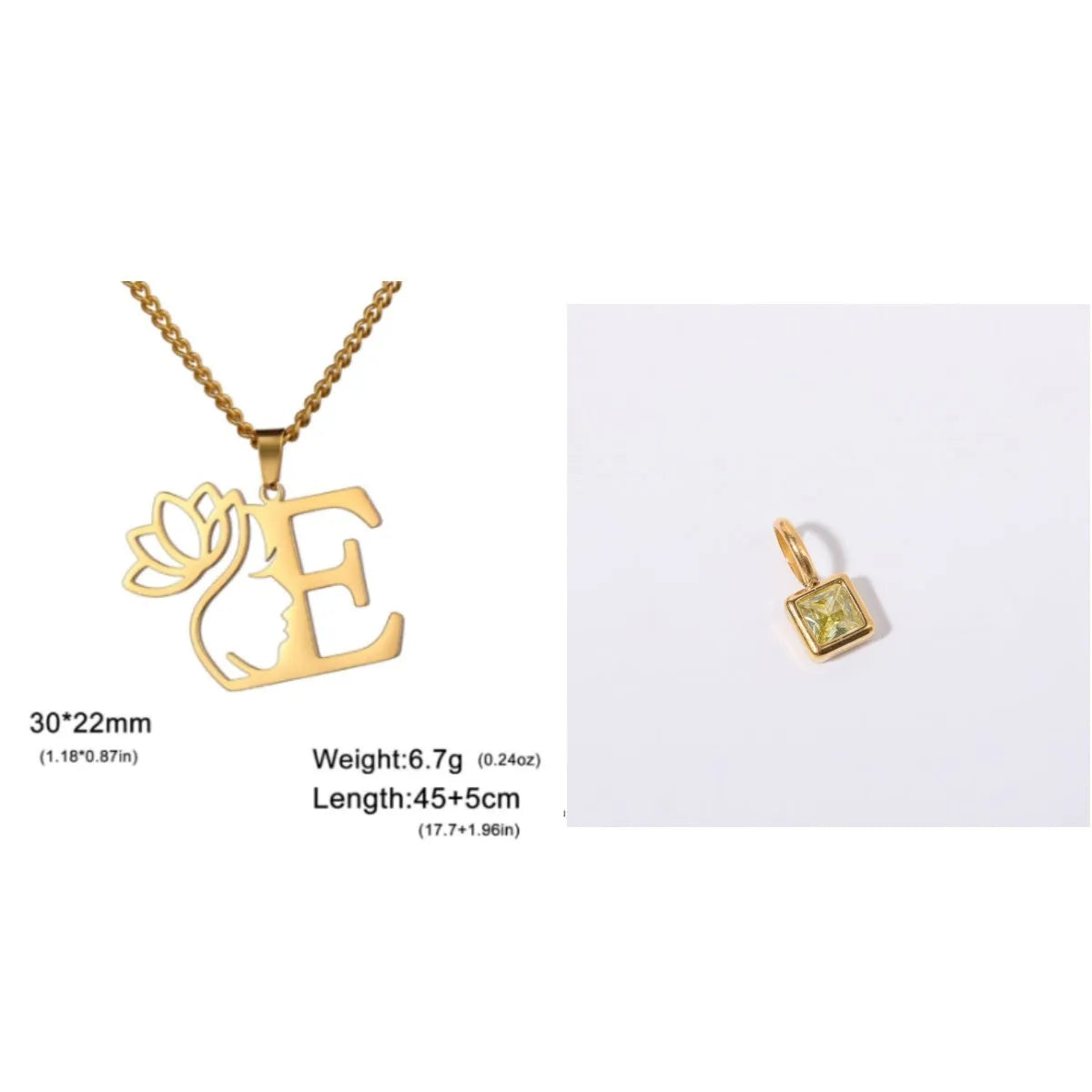 Stainless steel fashion necklace with geometric cross chain design and electroplated finish in gold or silver colour