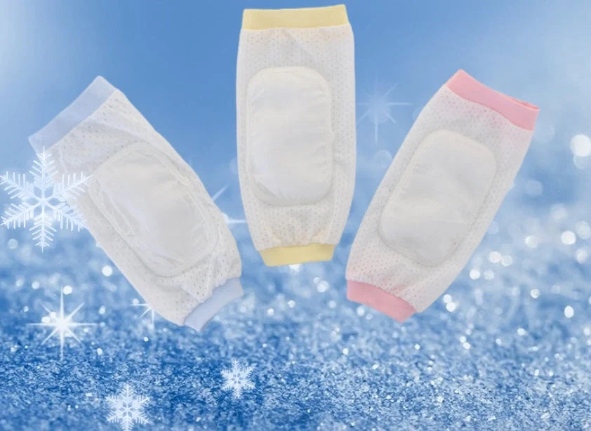 Ergonomic baby nursing arm pillow with breathable ice silk fabric