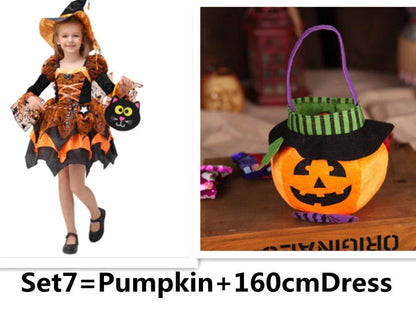 A high-quality, stylish princess costume in various sizes perfect for Halloween dress-up and creating magical memories