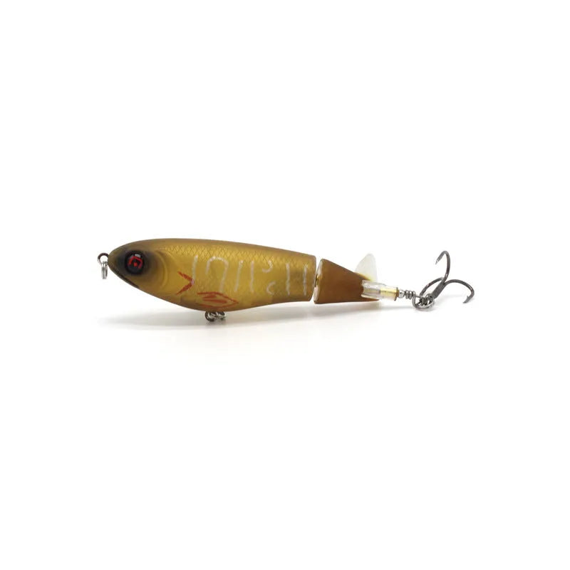 7.5cm road fishing bait showing bionic design with colour variants and 8g weight