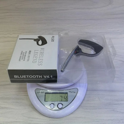 Black stereo large battery Bluetooth sports headphones showing battery display and USB port