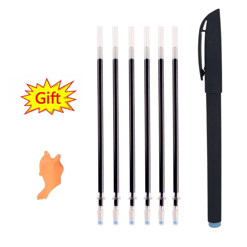 Magic calligraphy copybook set with stylus for children's handwriting practice showing 3D slot design