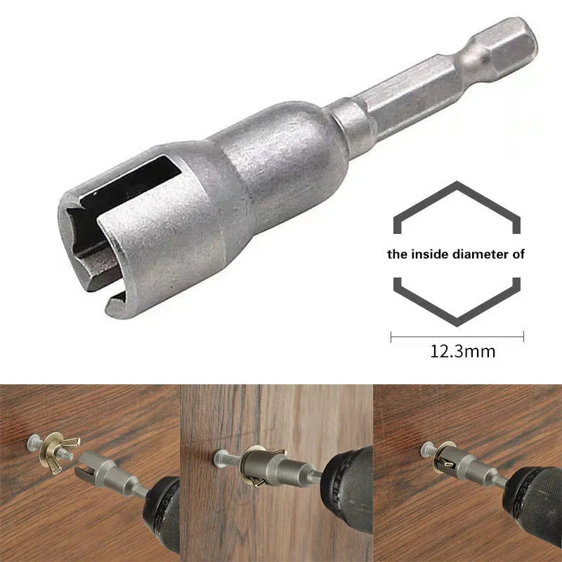 Tool steel socket wrench 41g slotted sleeve sheet natural colour for nut and bolt driving