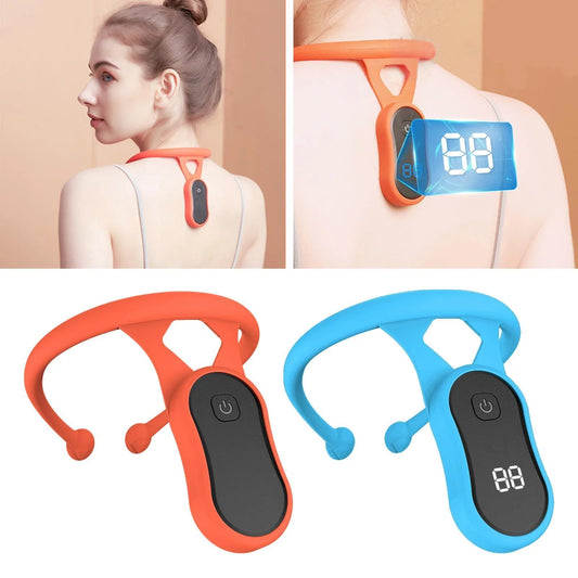 Advanced posture correcting neckband with real-time monitoring and vibration alerts for improved neck, back, and overall posture