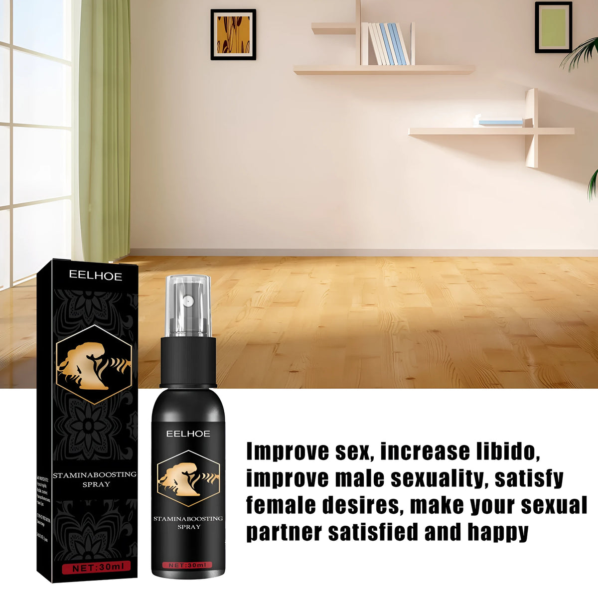 30ml men's treatment oil spray bottle for hip moisturising and massage