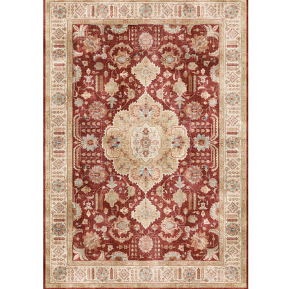 Short pile wool carpet with woven plant patterns in navy blue colour, rectangular shape for study flooring