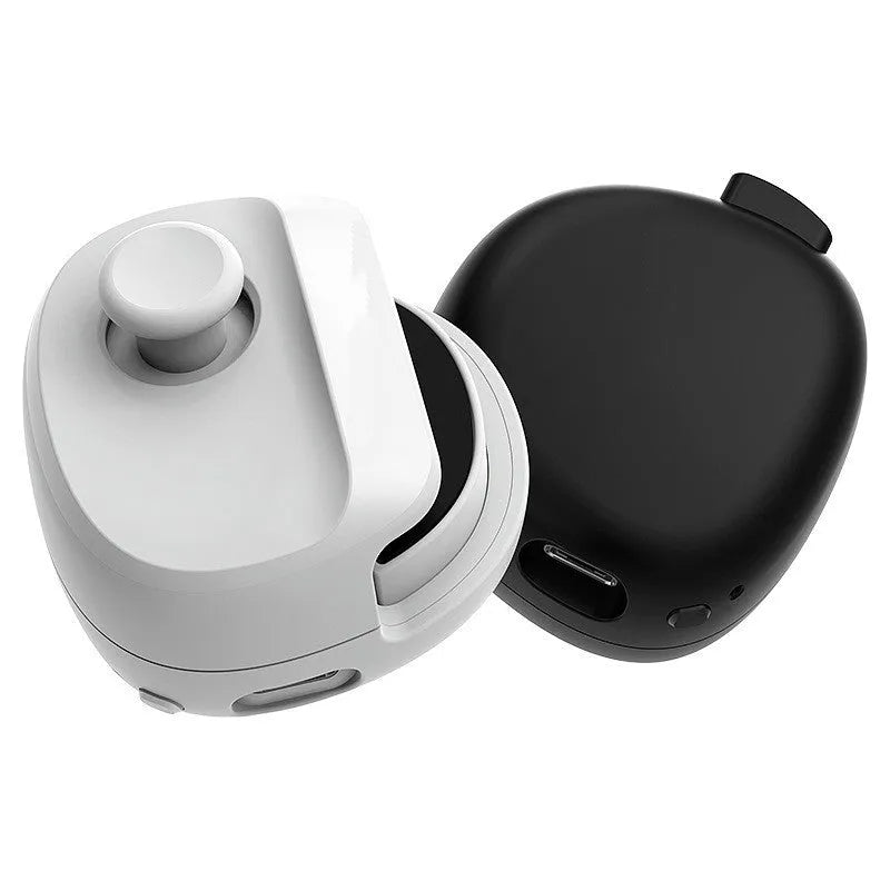 USB game controller for PC gaming with ABS plastic construction measuring 8.8cm x 8.8cm x 4.2cm and lightweight 63.5g design featuring black or white colour options and 150mAh battery capacity compatible with various computer games