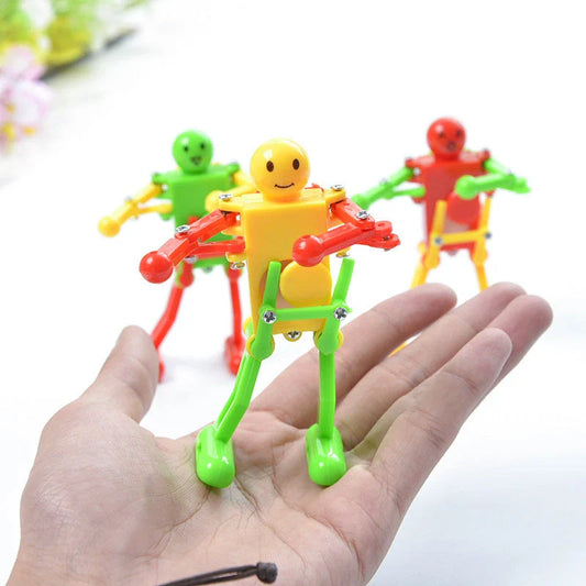 Clockwork Dancing Robot - Entertaining Twist and Twirl Toy for Kids