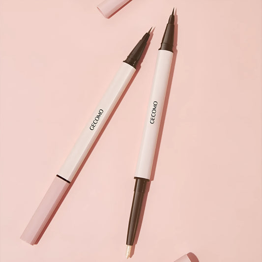 Double headed silkworm pen eyeliner in pearlescent colours for stereoscopic star eyes effect