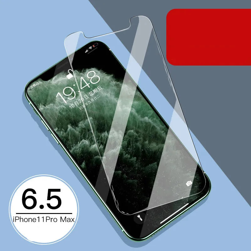 Tempered glass screen protector for iPhone 11 Pro Max with 10D explosion-proof and anti-fingerprint features