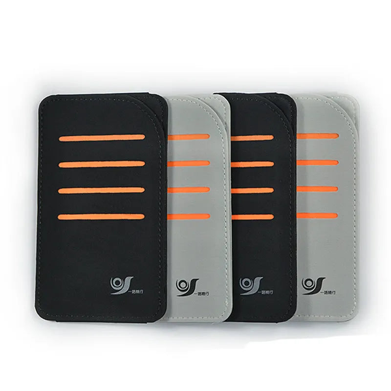 Car Card Package Store Car Sun Visor set showing four shading panels and vehicle-mounted storage bag in black colour