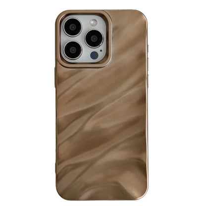 Purple TPU back cover phone case with Desert Gold silk pattern and three-dimensional design for selected iPhone models.